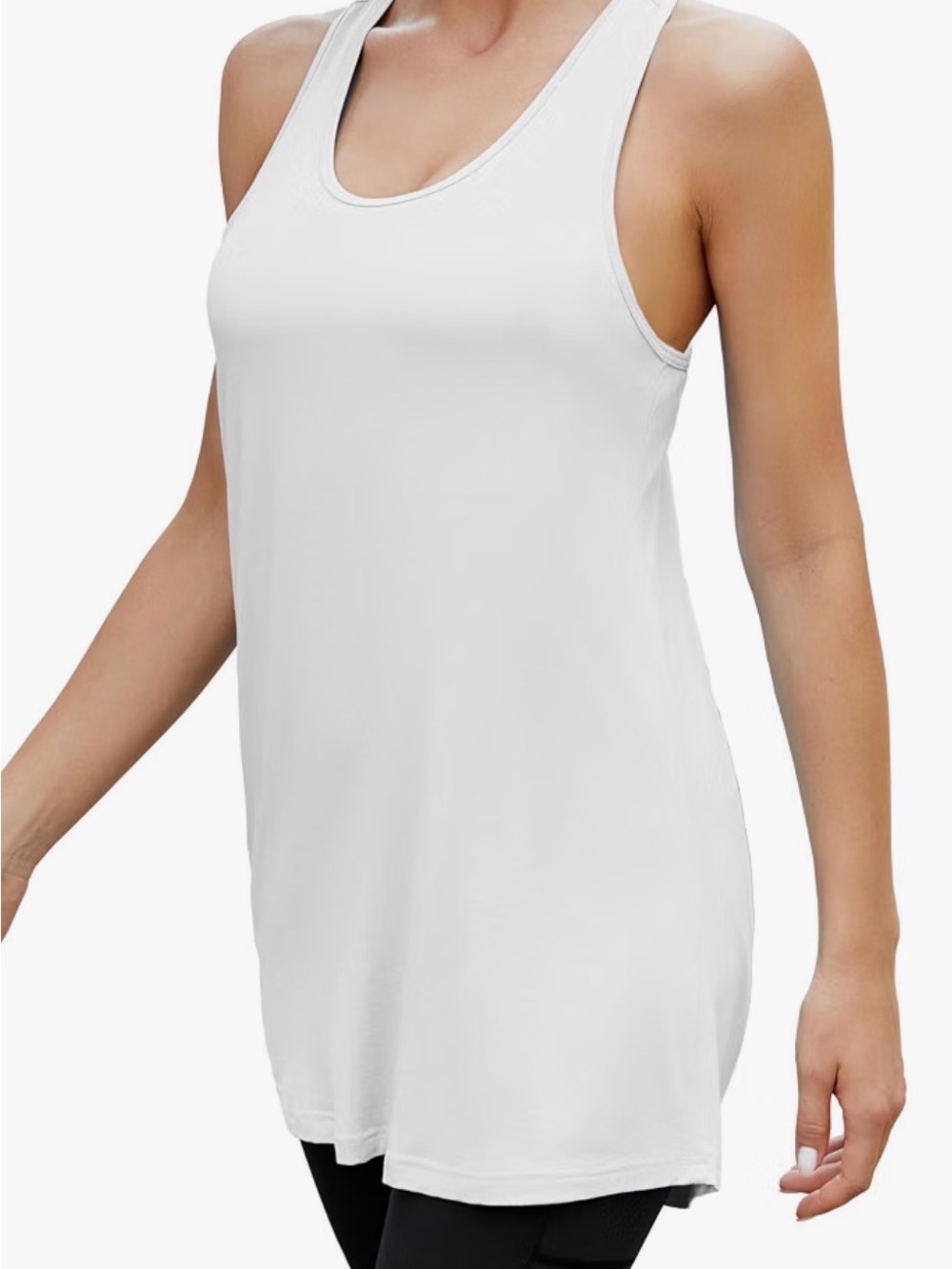 Everyday White Racerback Sleep Chemise